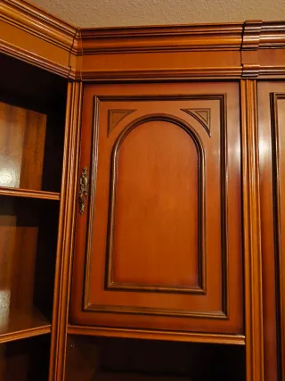 Parte de Mueble de salón modular madera Años 80