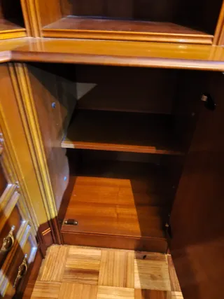 Parte de Mueble de salón modular madera Años 80