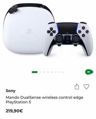 Mando DualSense Edge PS5 Blanco/Negro