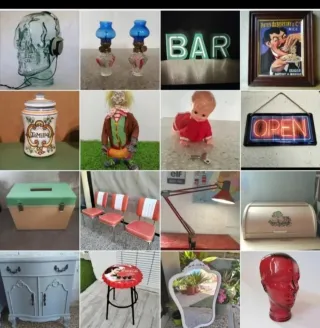 Decoración Retro Varios Artículos