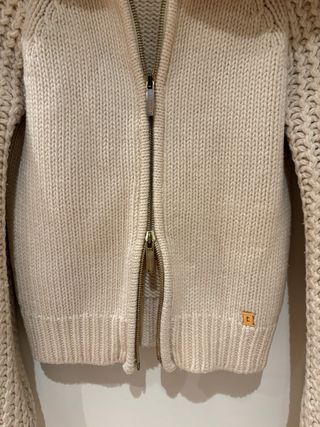 Chaqueta Dsquared2 Lana Gruesa Beige