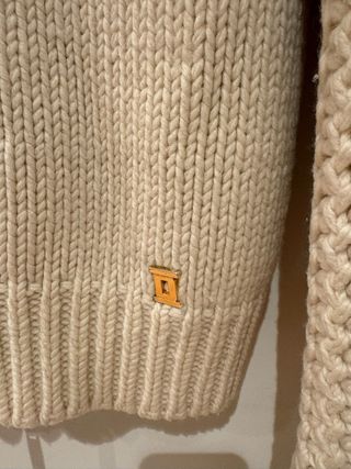 Chaqueta Dsquared2 Lana Gruesa Beige