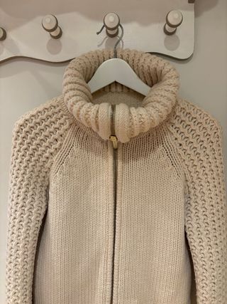 Chaqueta Dsquared2 Lana Gruesa Beige