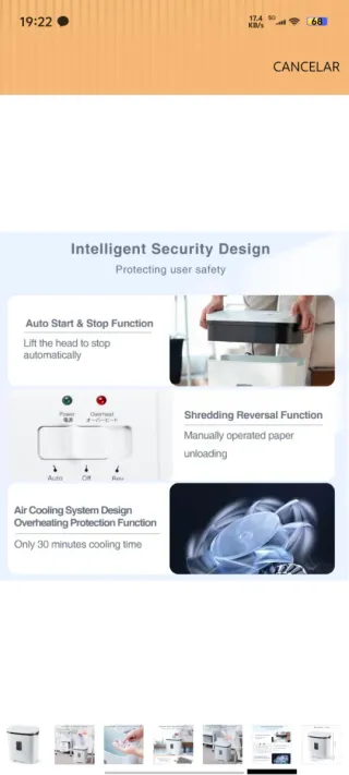 Trituradora Papel Profesional 14 Hojas