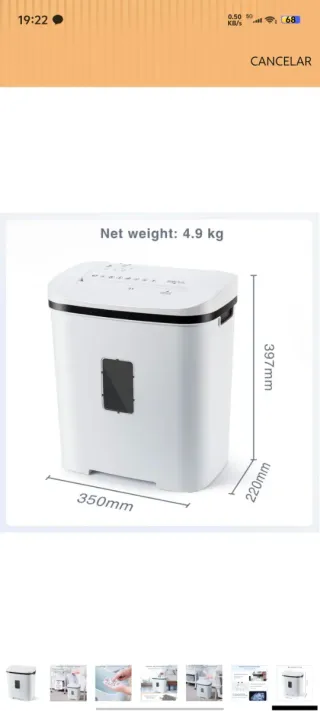 Trituradora Papel Profesional 14 Hojas