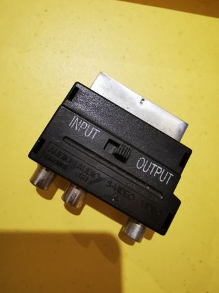 Adaptador Euroconector SCART Audio Video