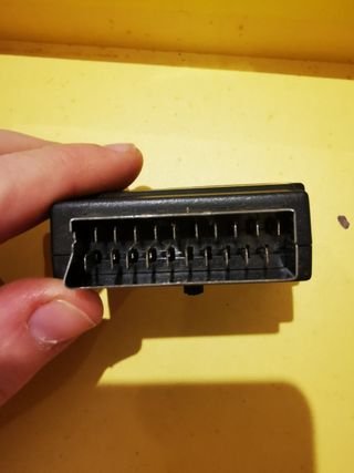 Adaptador Euroconector SCART Audio Video