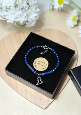 Pulsera Lapislázuli Virgen Del Pilar.