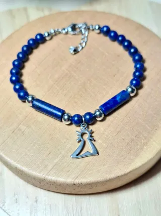 Pulsera Lapislázuli Virgen Del Pilar.