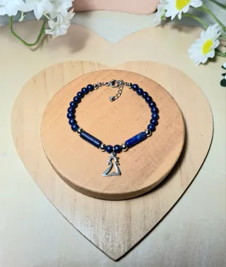 Pulsera Lapislázuli Virgen Del Pilar.