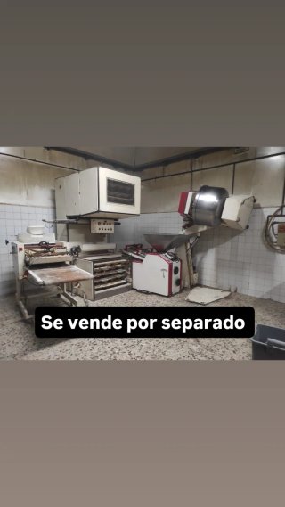 Venta por separado  Tren de amasado panadería indu