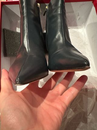 Botines Pura Lopez Azules con Tacon Aguja