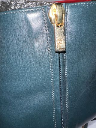 Botines Pura Lopez Azules con Tacon Aguja