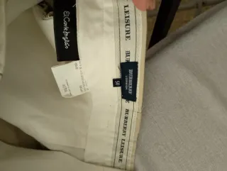 Pantalón de vestir Burberry hombre beige
