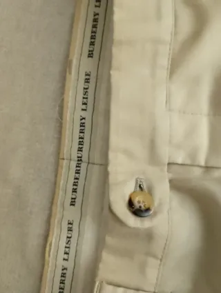 Pantalón de vestir Burberry hombre beige