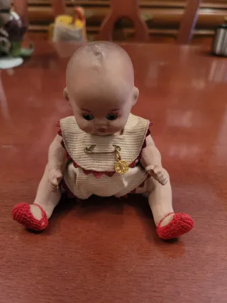 Muñeco Bebé Terracota Años 30-40