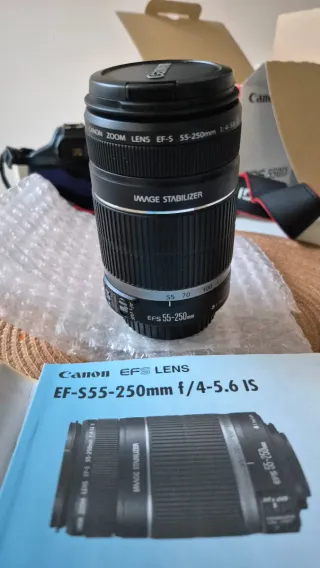 Objetivo Canon EFS LENS EF-S55-250mm f/4-5.6