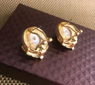 REBAJADOS! Pendientes Vintage Perla y pedrería