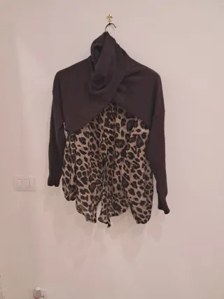 Mango Coprispalle e Camicia Maculata Taglia Unica