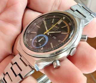 Cronógrafo Seiko 6139-7060 "Sunrise" de 1977