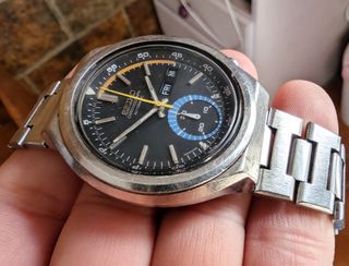 Cronógrafo Seiko 6139-7060 "Sunrise" de 1977