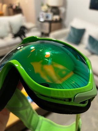 Gafas de esquí verdes