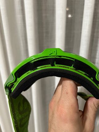 Gafas de esquí verdes