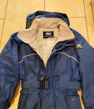 Mono de esquí unisex azul