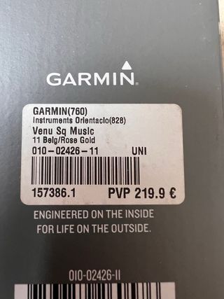 Reloj Garmin Venu Sq GPS Smartwatch