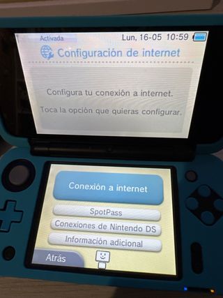 Nintendo 2DS XL Negra y Azul