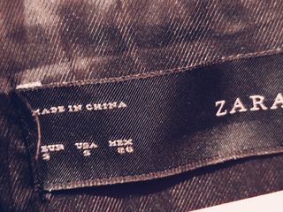 Chaqueta Zara gris con capucha Talla S