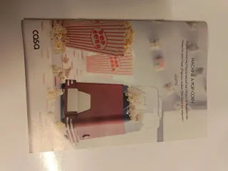 Máquina de Palomitas Roja y Transparente