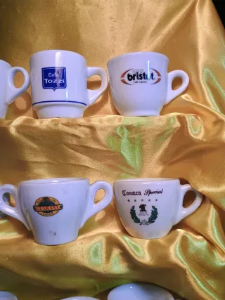 Tazzine caffè porcellana set 16 pezzi