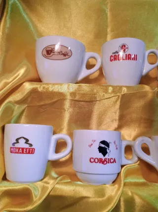 Tazzine caffè porcellana set 16 pezzi