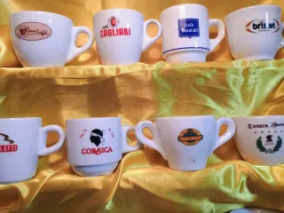 Tazzine caffè porcellana set 16 pezzi