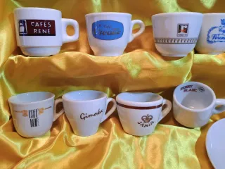 Tazzine caffè porcellana set 16 pezzi