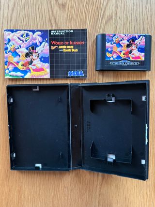 World of Illusion Mega Drive - Completo