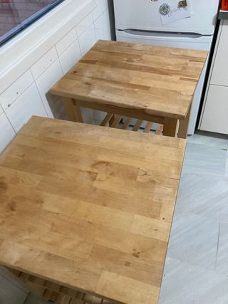 Mesa/Carrito Cocina Madera Bekväm Ikea