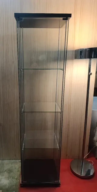 Vitrina Cristal Ikea Negra