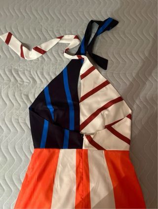 Vestido corto estampado