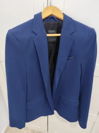 Americana azul hombre