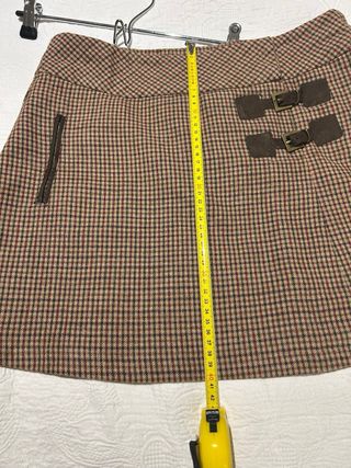 Minifalda Zara cuadros