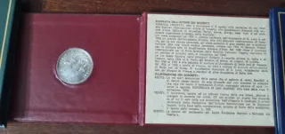 San Marino Lira Monedas Plata