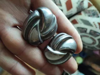 Pendientes Plata Ley Mexicana Vintage