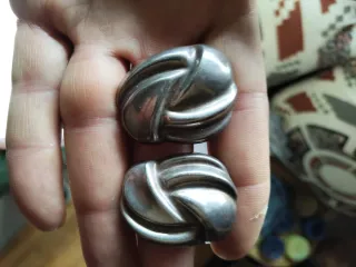 Pendientes Plata Ley Mexicana Vintage