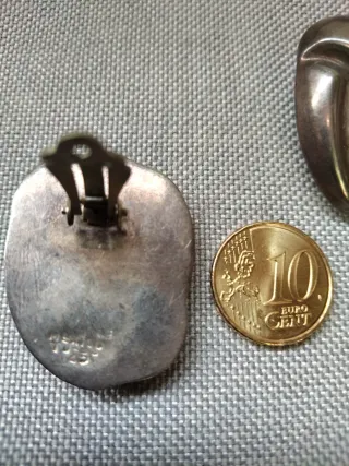 Pendientes Plata Ley Mexicana Vintage