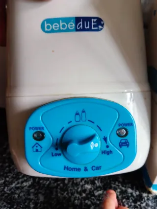 Calienta biberones Bébédue casa y coche