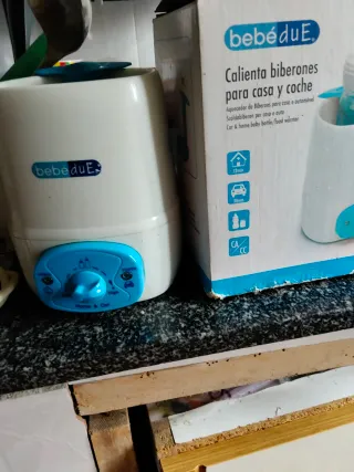 Calienta biberones Bébédue casa y coche
