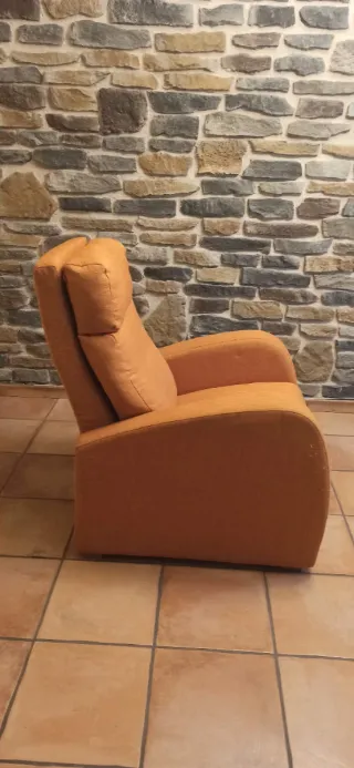 Sillón relax naranja