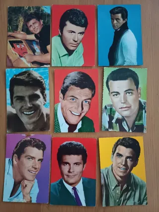 115 Cromos Postales Artistas, actores y actrices